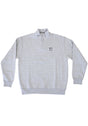 Blockhead 1/4 Zip charcoal Vorderansicht