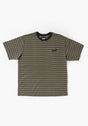 Recess Boxy Striped Knit forest night Vorderansicht