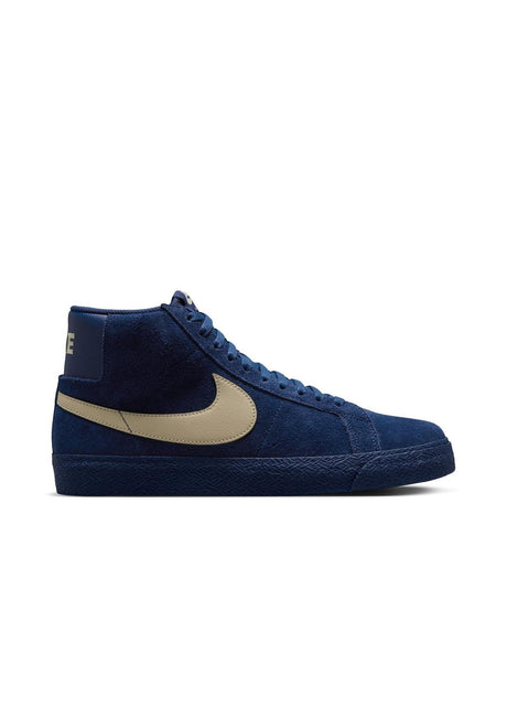 Nike SB Zoom Blazer Mid Schuhe Jungs coastalblue-paleyellow-coastalblue – Oberansicht