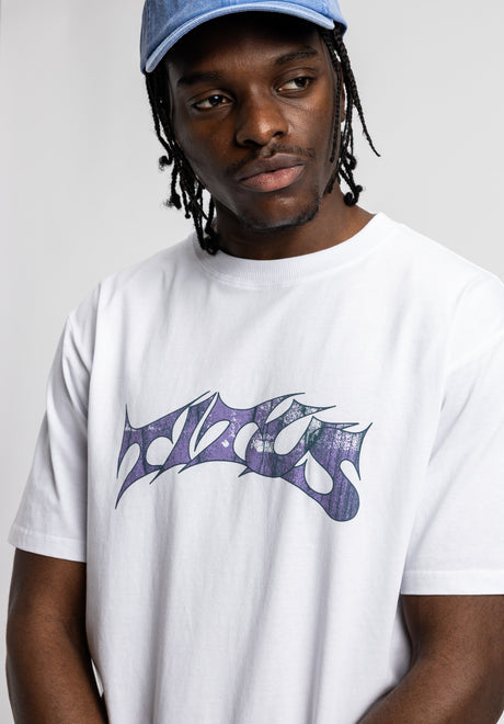 TITUS Classic Logo T-Shirt white-nightpetrol – Detailansicht 1