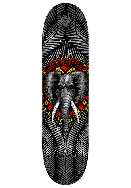 Powell-Peralta Flight Pro Shape 243W K26 Mike Vallely Elephant Deck silver-foil – Vorderansicht