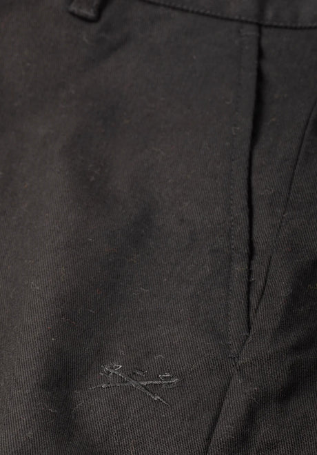 Dark Seas Go-To Chino- / Stoffhose black – Detailansicht 2