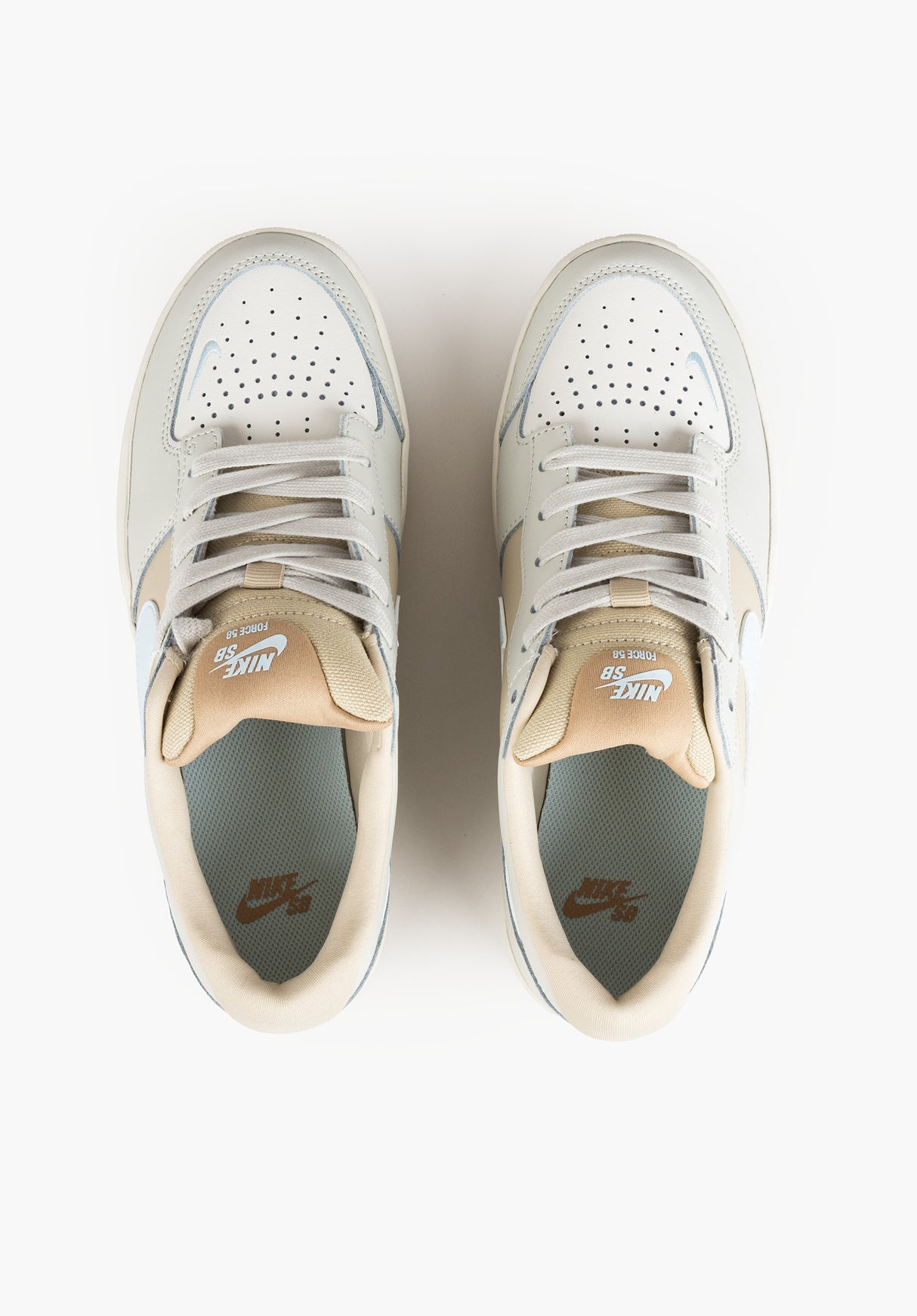 Force 58 Premium Leather lightbone-glacierblue-sanddrift-hemp Closeup2