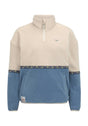 Holina Fleece Troyer greyblue Vorderansicht