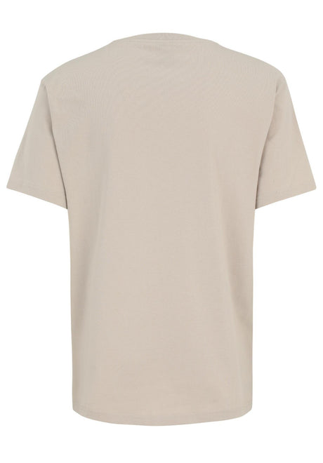 iriedaily Peaceride Emb T-Shirt sandstone – Rückenansicht