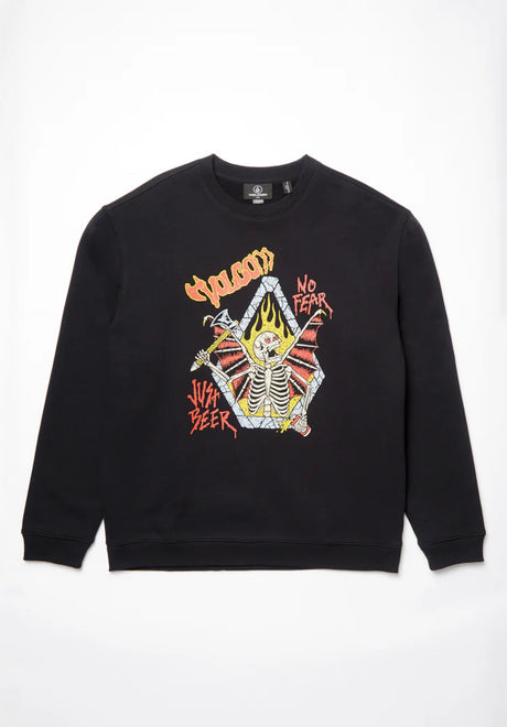 Volcom Noder Sweatshirt black – Vorderansicht
