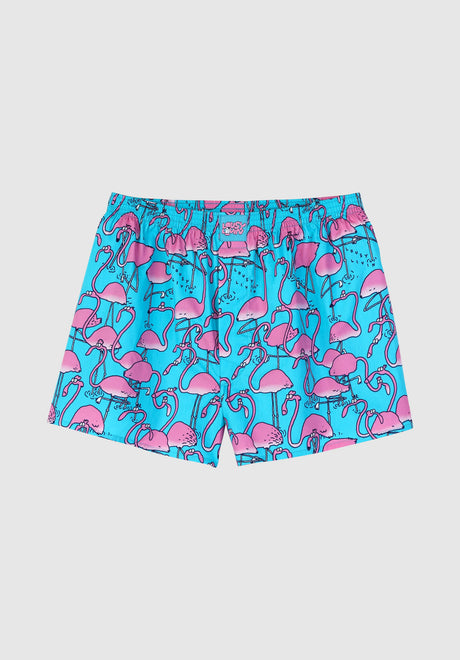 Greater Flamingos scuba-blue Vorderansicht