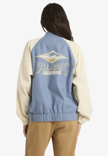 Billabong OG Burleigh Übergangsjacke stoneblue – Rückenansicht