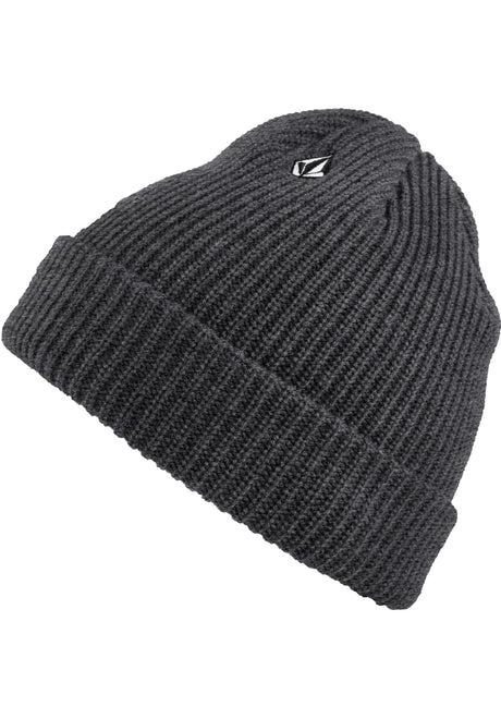 Volcom Full Stone Mütze charcoalheather – Vorderansicht
