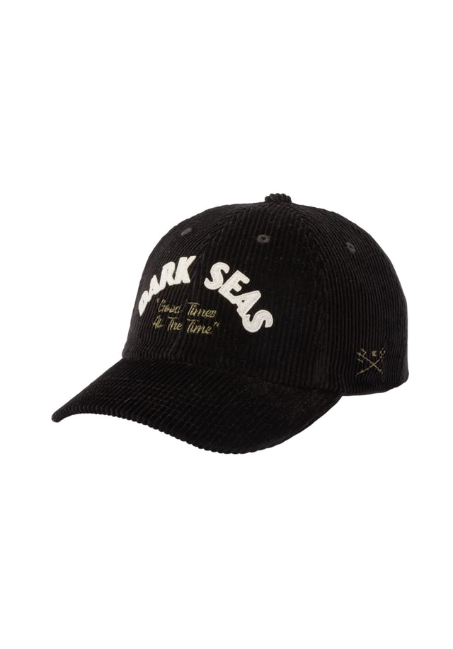 Fisher Corduroy 6-Panel Unstructured black Vorderansicht