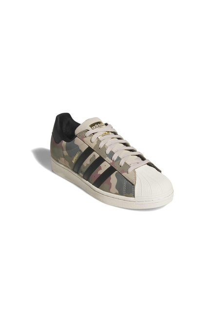 adidas-skateboarding Superstar ADV Schuhe Jungs khaki-black-white – Vorderansicht