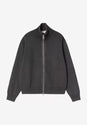 W' Kori Sweater Jacket blackgarmentdyed Vorderansicht