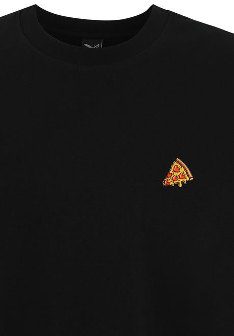 iriedaily Pizza Slice T-Shirt black – Rückenansicht