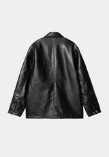 W' Michigan Leather black Rueckenansicht