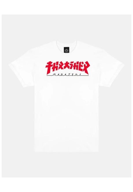Thrasher Godzilla T-Shirt white – Vorderansicht