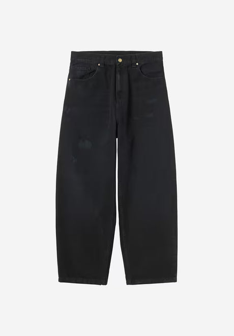 Carhartt WIP Brandon Pant Jeans blackgridwash – Vorderansicht