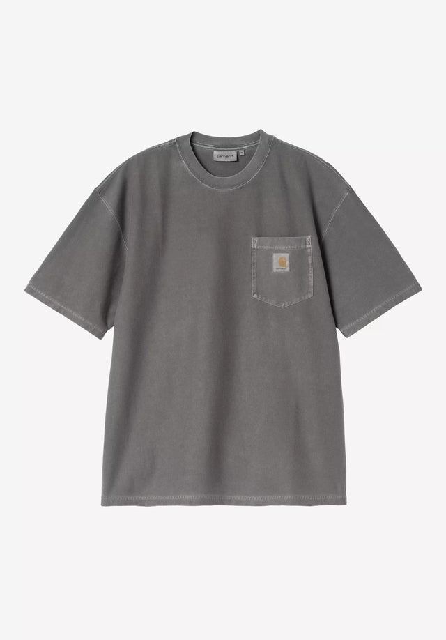 Loose Pocket blackgarmentdyed Vorderansicht