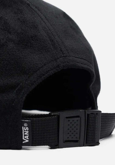 Vans Off The Wall Jockey Cap black – Rückenansicht