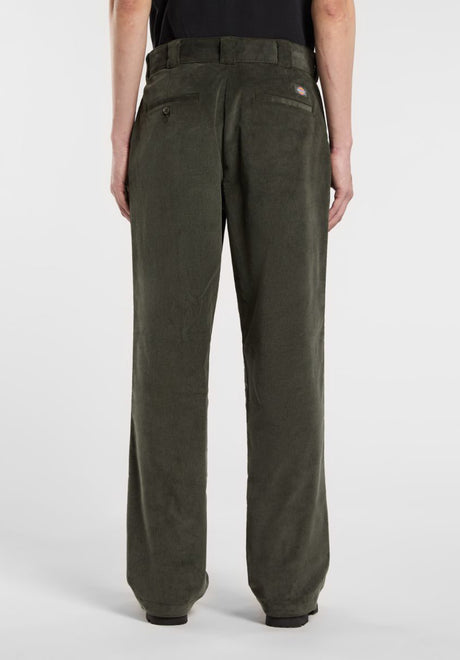 Dickies Corduroy 874 Pant Chino- / Stoffhose olivegreen – Rückenansicht
