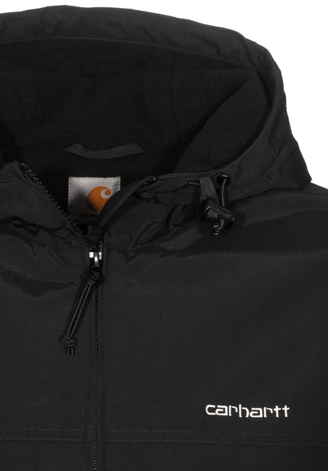 Carhartt WIP Hooded Sail Jacket Winterjacke black-white – Detailansicht 1