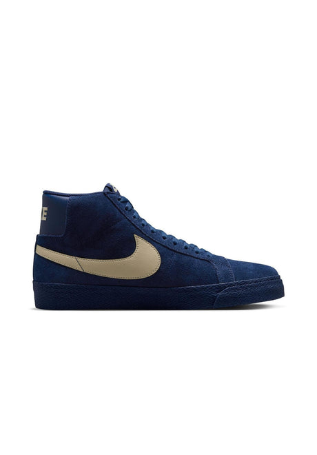 Nike SB Zoom Blazer Mid Schuhe Jungs coastalblue-paleyellow-coastalblue – Vorderansicht