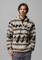 Rugged Ridge High Pile Half Zip darkstone-knitknot Vorderansicht