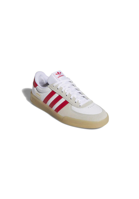 adidas-skateboarding Glenburn Schuhe Jungs white-betterscarlet-gum – Vorderansicht