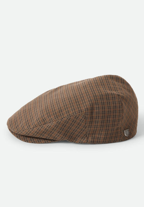 Brixton Hooligan LW Hut grey-brown-gold – Rückenansicht