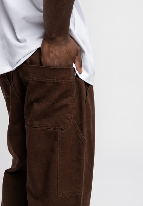 TITUS Workpant Jeans darkbrowndenim-washed – Detailansicht 2