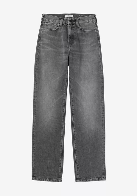 Carhartt WIP W' Noxon Jeans blackmarbleusedwash – Vorderansicht