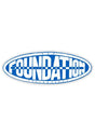 Oval Sticker blue Vorderansicht