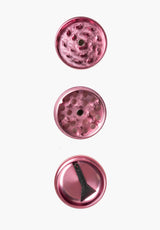 Hazy Days Pocket Metal 3 Parts Mini Grinder pink Closeup2
