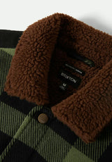 Durham Lined black-wildgreenflannel Rueckenansicht