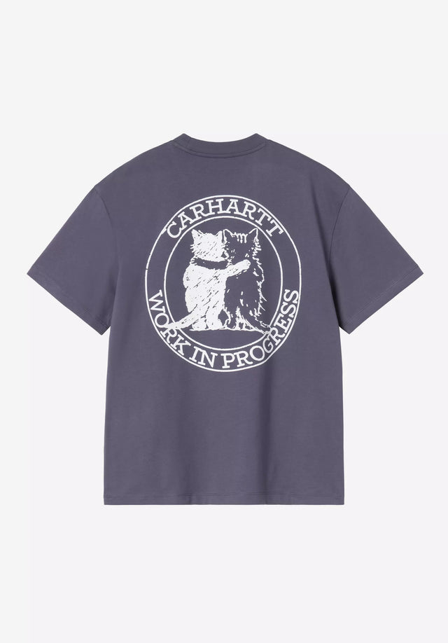 W' Hugging Cats shadypurple Vorderansicht