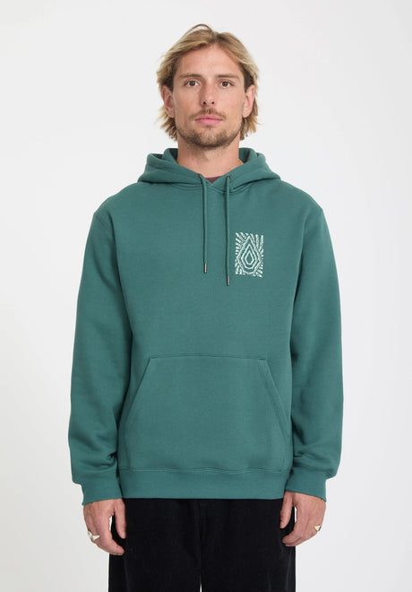 Volcom Watanite Hoodie riflegreen – Vorderansicht
