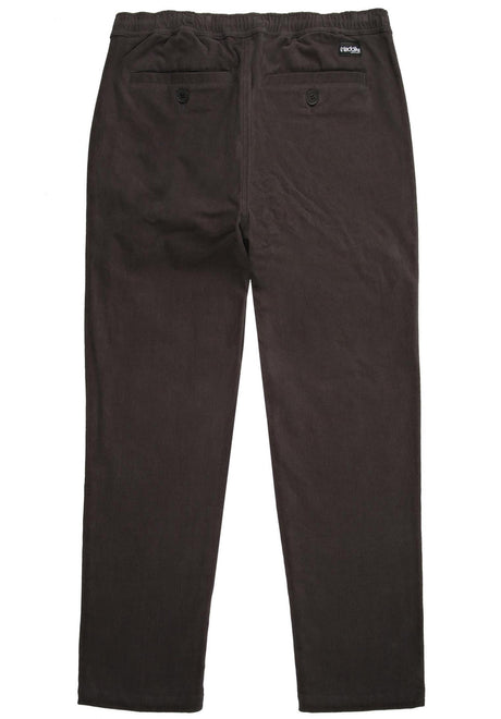 iriedaily Trapas Cord Chino- / Stoffhose darkjungle – Rückenansicht