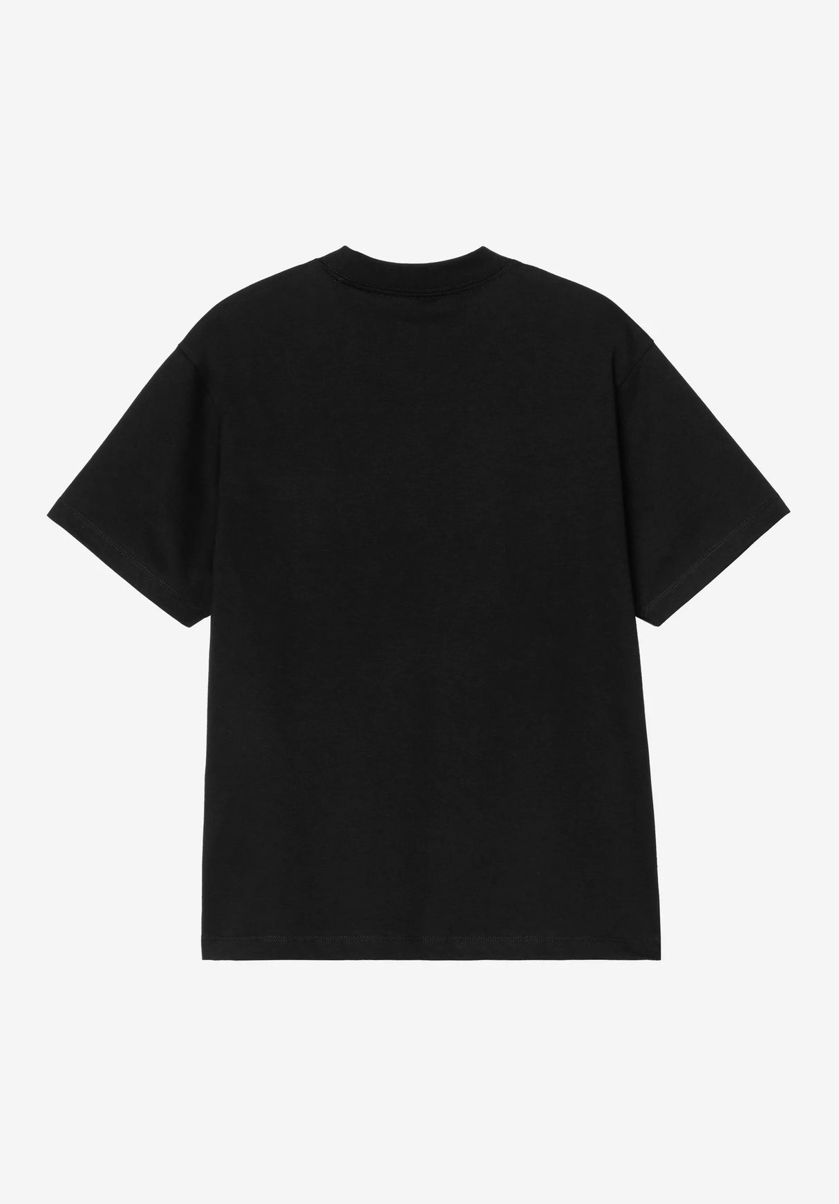 W' Pocket Small Heart black-black Rueckenansicht