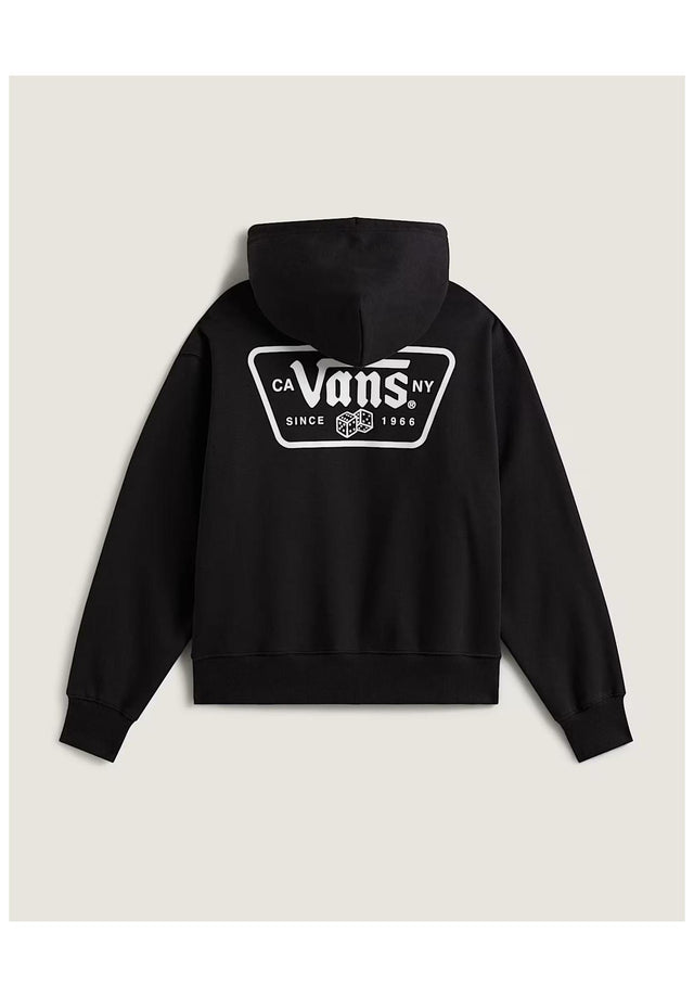 Knu Patch Pullover black Vorderansicht