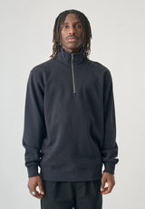 Ligull Classic Quarter Zip black Vorderansicht