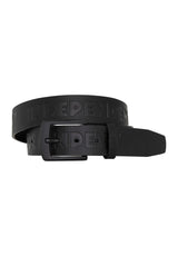 Bar Logo leather black Vorderansicht