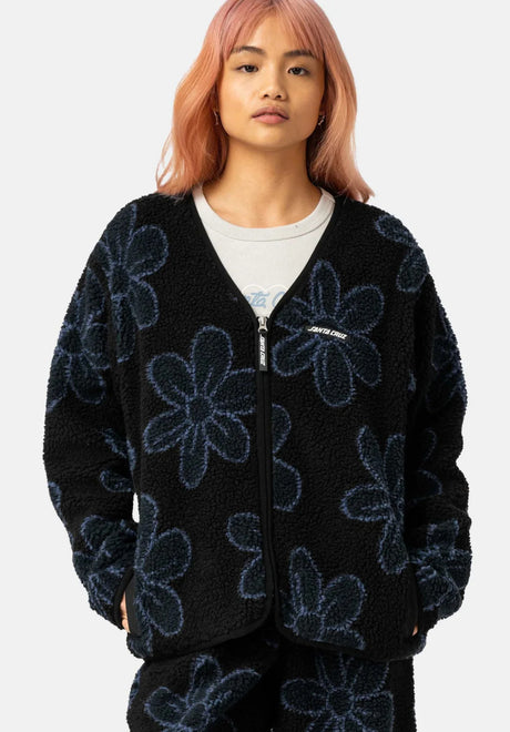 Santa-Cruz Homebody Jacket Übergangsjacke blackdaisy – Vorderansicht