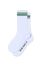 Rib Stripes white-green-blue Vorderansicht