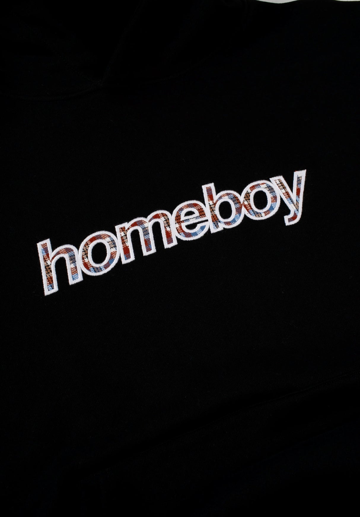 Plaid Helvetica black Rueckenansicht