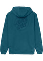 Tonal Opus Dot Stripe Hood darkteal Vorderansicht