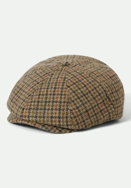 Brixton Brood Hut oatmeal-charcoalhoundstooth – Vorderansicht