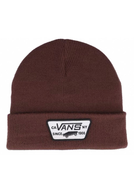 Vans Milford Mütze bitter-chocolate – Vorderansicht