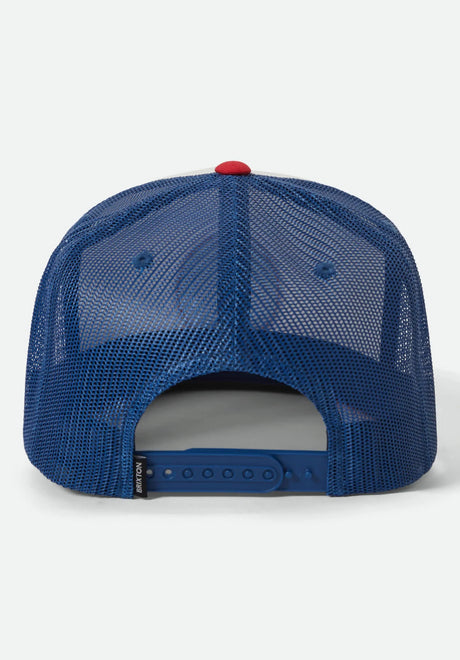 Brixton Oath Cap white-midnightblue-adrenaline – Rückenansicht