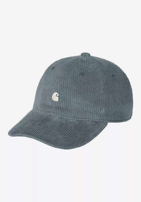 Carhartt WIP Harlem Cap Cap cozyblue-wax – Vorderansicht