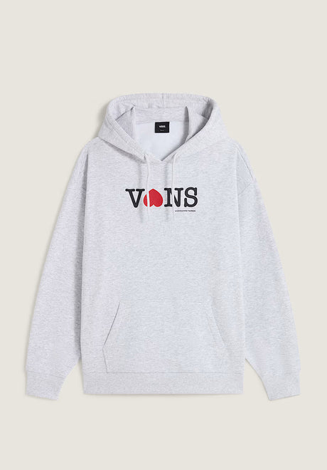 Vans Souvenier Hoodie lightgreyheather – Vorderansicht