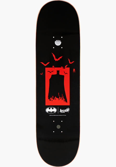 Welcome x Batman Talons Popsicle Deck red-stain – Rückenansicht